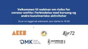 Webinar Covid19 og kor