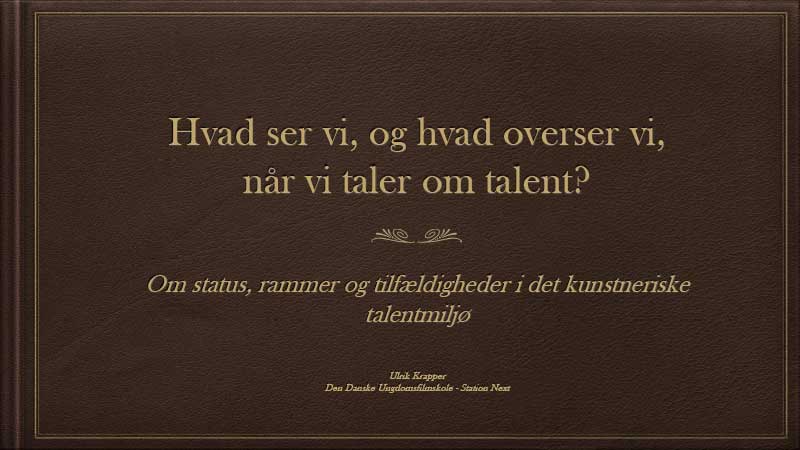 Ulrik Krapper - Danske Musik- og Kulturskoler