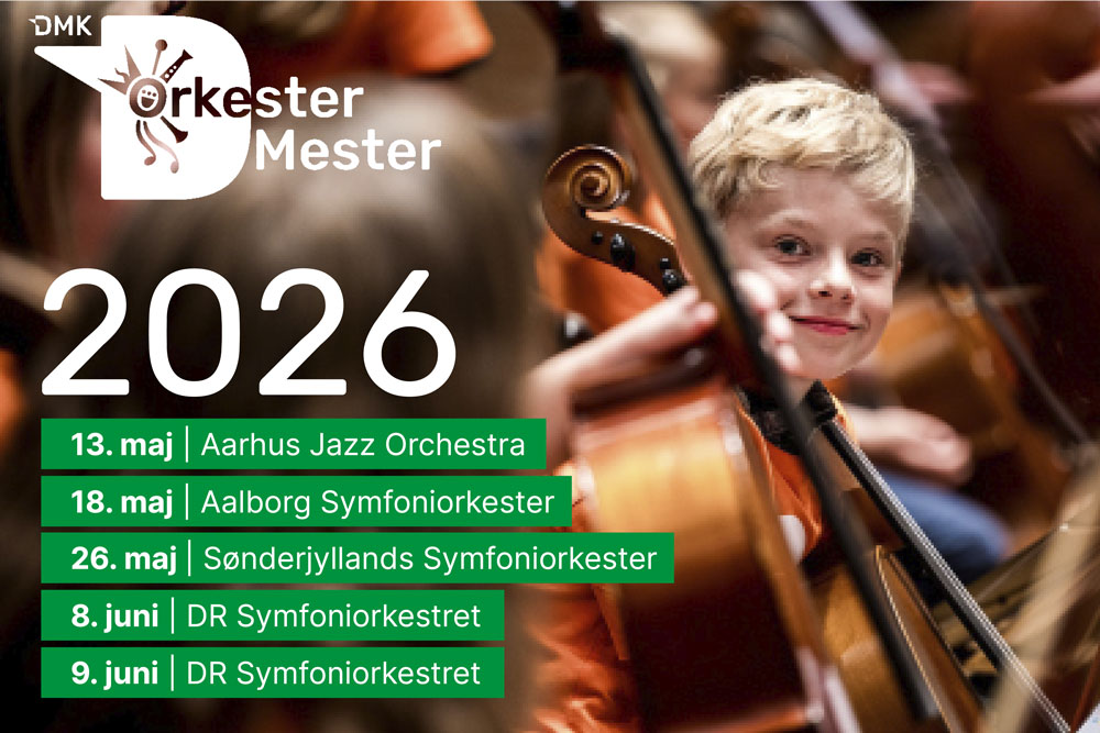 Datoer for 2026 uden skoler - Danske Musik- og Kulturskoler